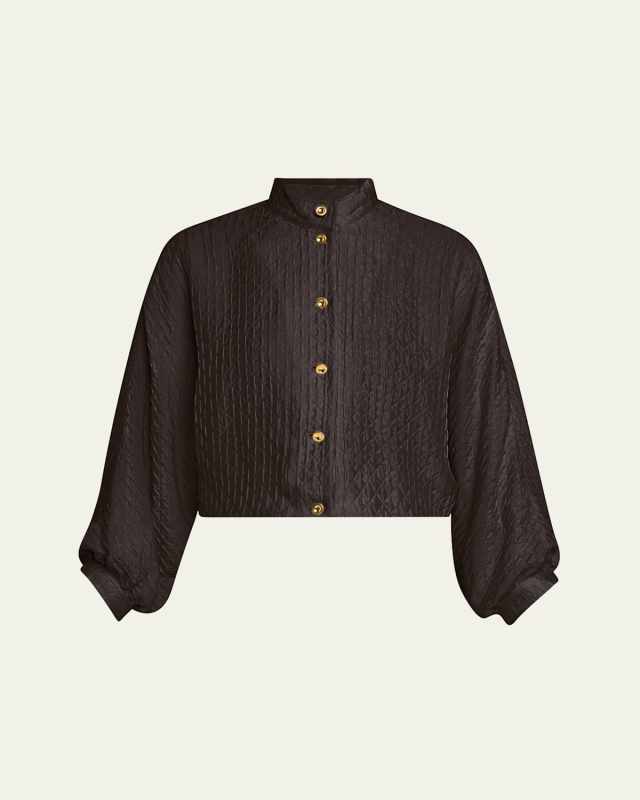 Benedetta Fluid Diamond Cloquet Jacket